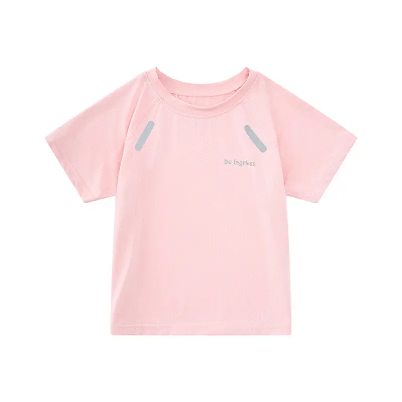 Boys Light Blue T-Shirt Green Print Middle to Large - Image 3