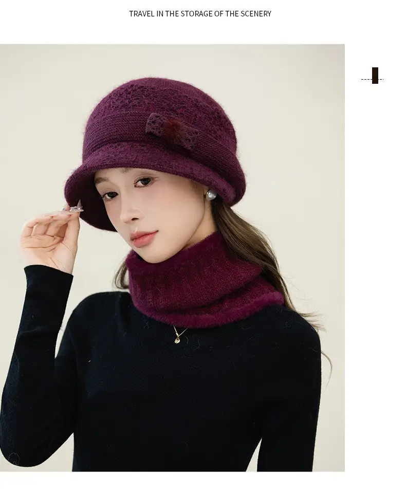 Velvet Warm Ear Hat for Women Elderly Cold Proof — feature 13