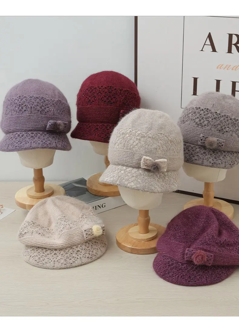 Velvet Warm Ear Hat for Women Elderly Cold Proof — feature 15