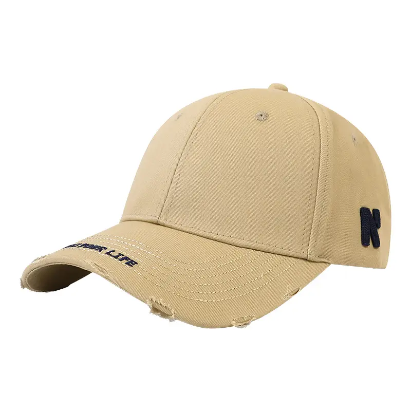 American Retro Sunshade Cap with Side Letter Embroidery - Image 11