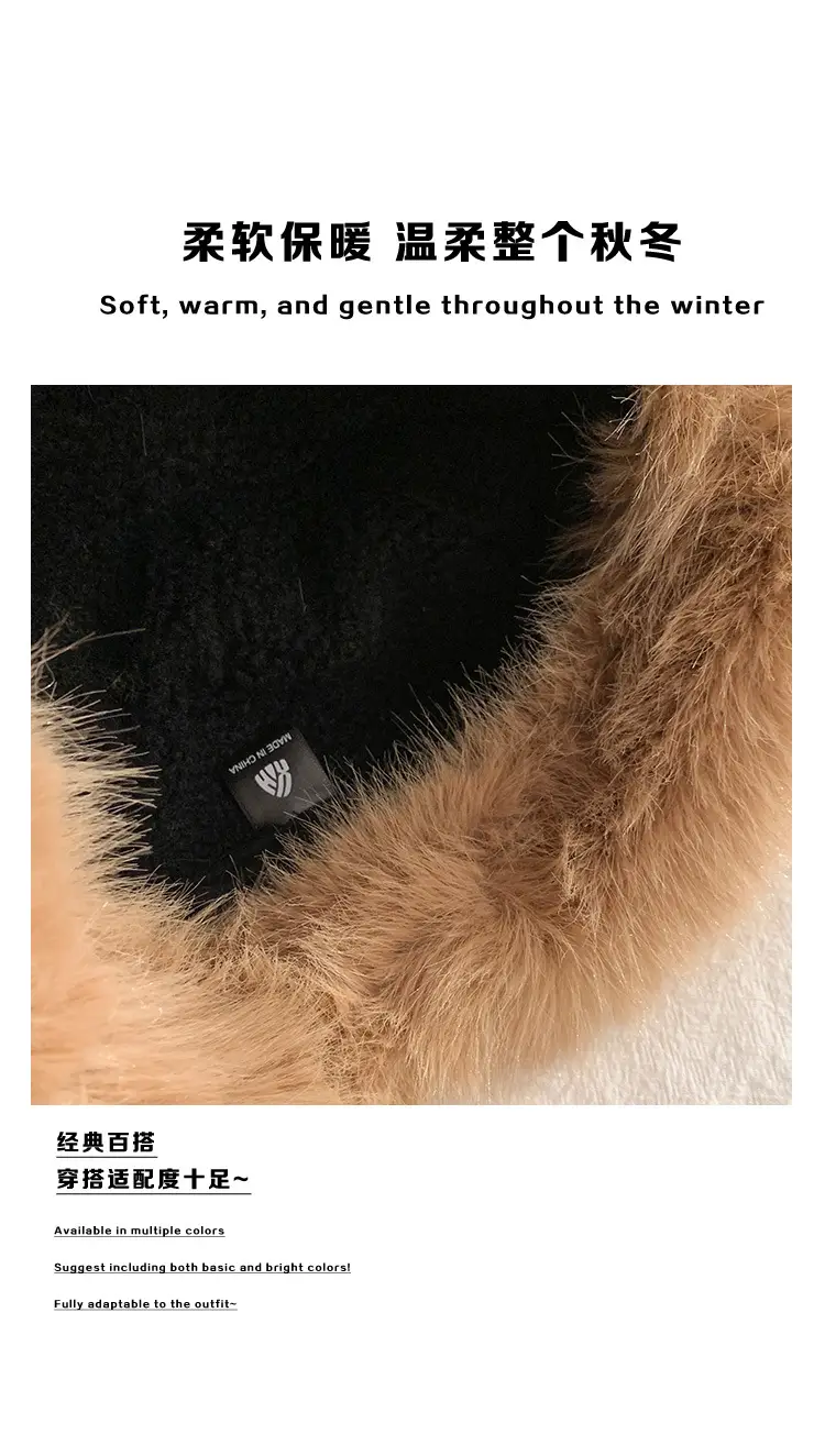 Women Windproof Ear-protecting hat for autumn winter — feature 3