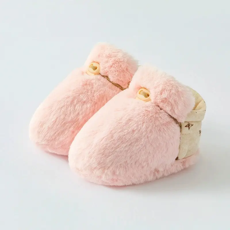 Baby Furry Warm Shoes 0-12 Months Autumn Winter