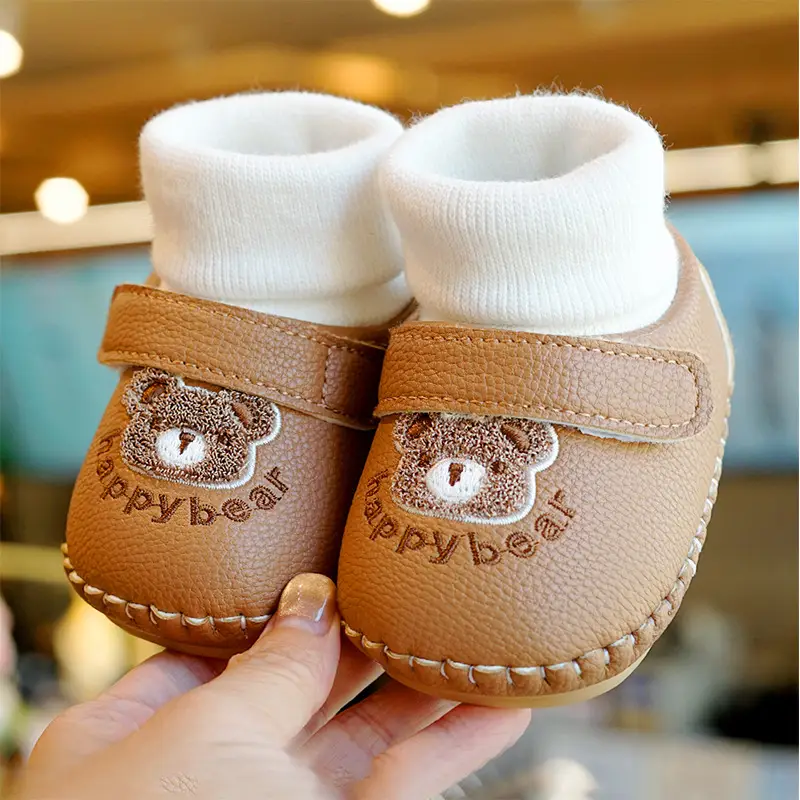 Baby Shoes Winter Fleece Lined Non-Slip 0-1Yr