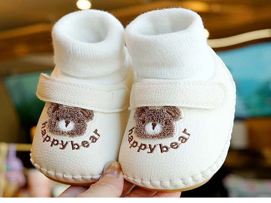 Baby Shoes Winter Fleece Lined Non-Slip 0-1Yr — feature 6