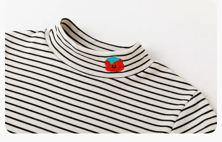 Kids New Year T-Shirt Red Striped Winter Base Layer — feature 33