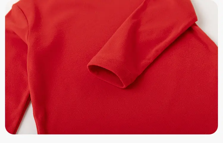 Kids New Year T-Shirt Red Striped Winter Base Layer — feature 38