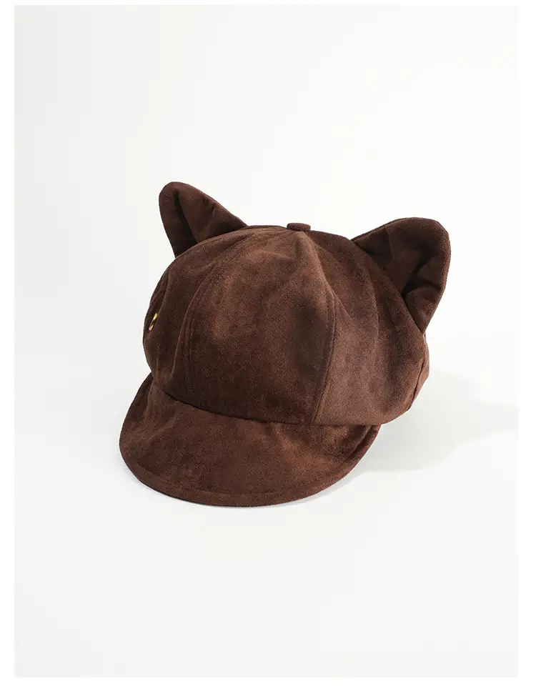 Winter Cat-Eared Beret Hat for Women — feature 13