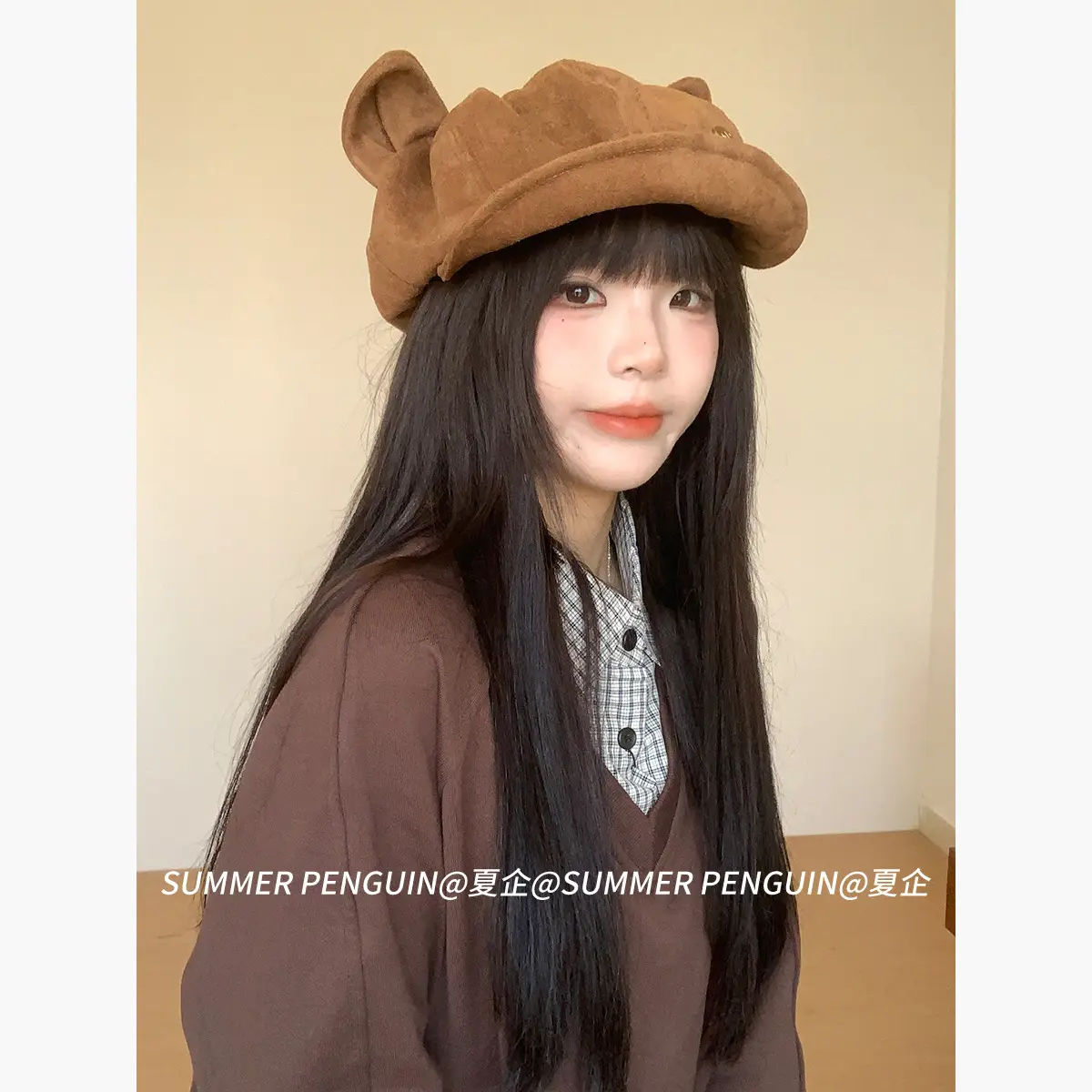 Winter Cat-Eared Beret Hat for Women — feature 6