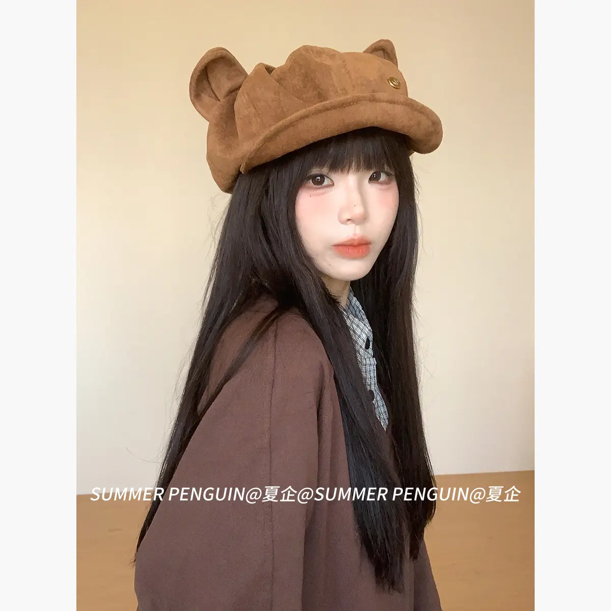 Winter Cat-Eared Beret Hat for Women — feature 7