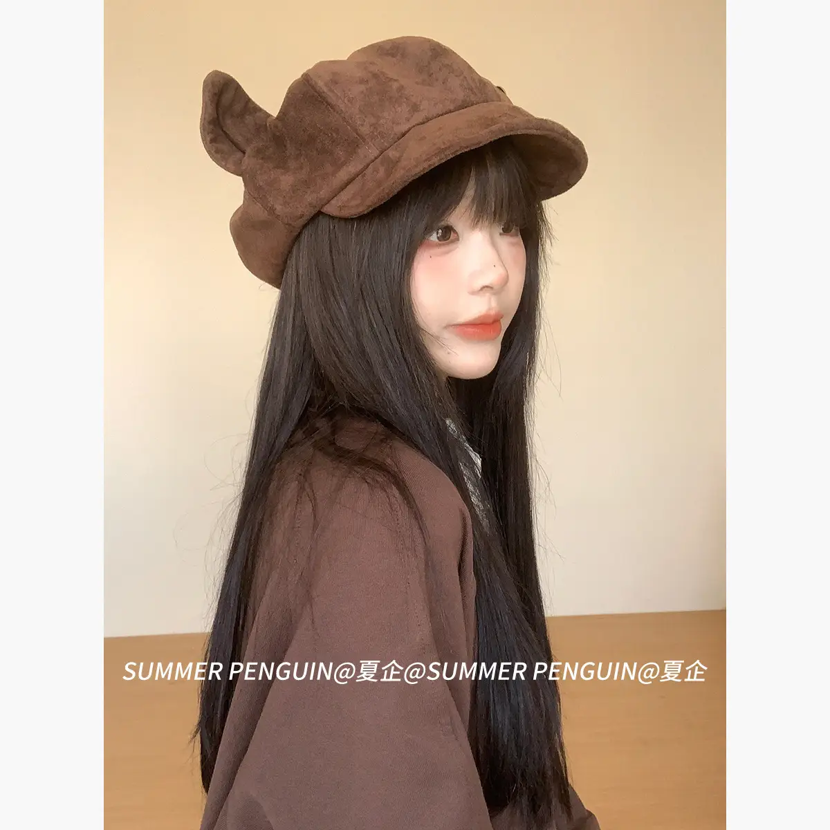 Winter Cat-Eared Beret Hat for Women — feature 8