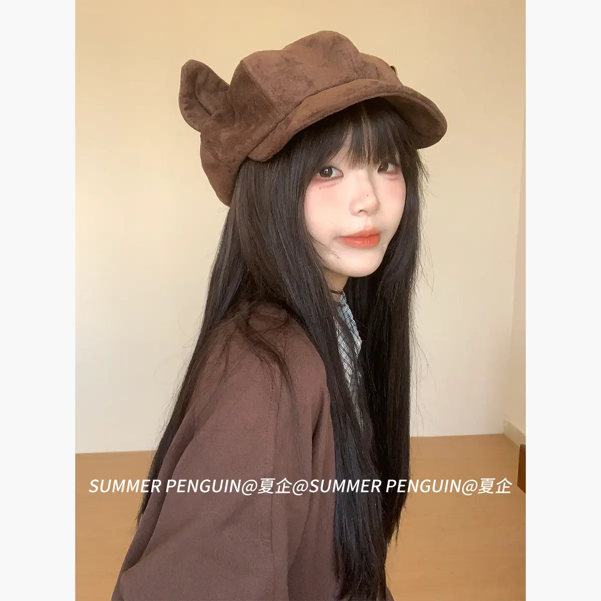 Winter Cat-Eared Beret Hat for Women — feature 9