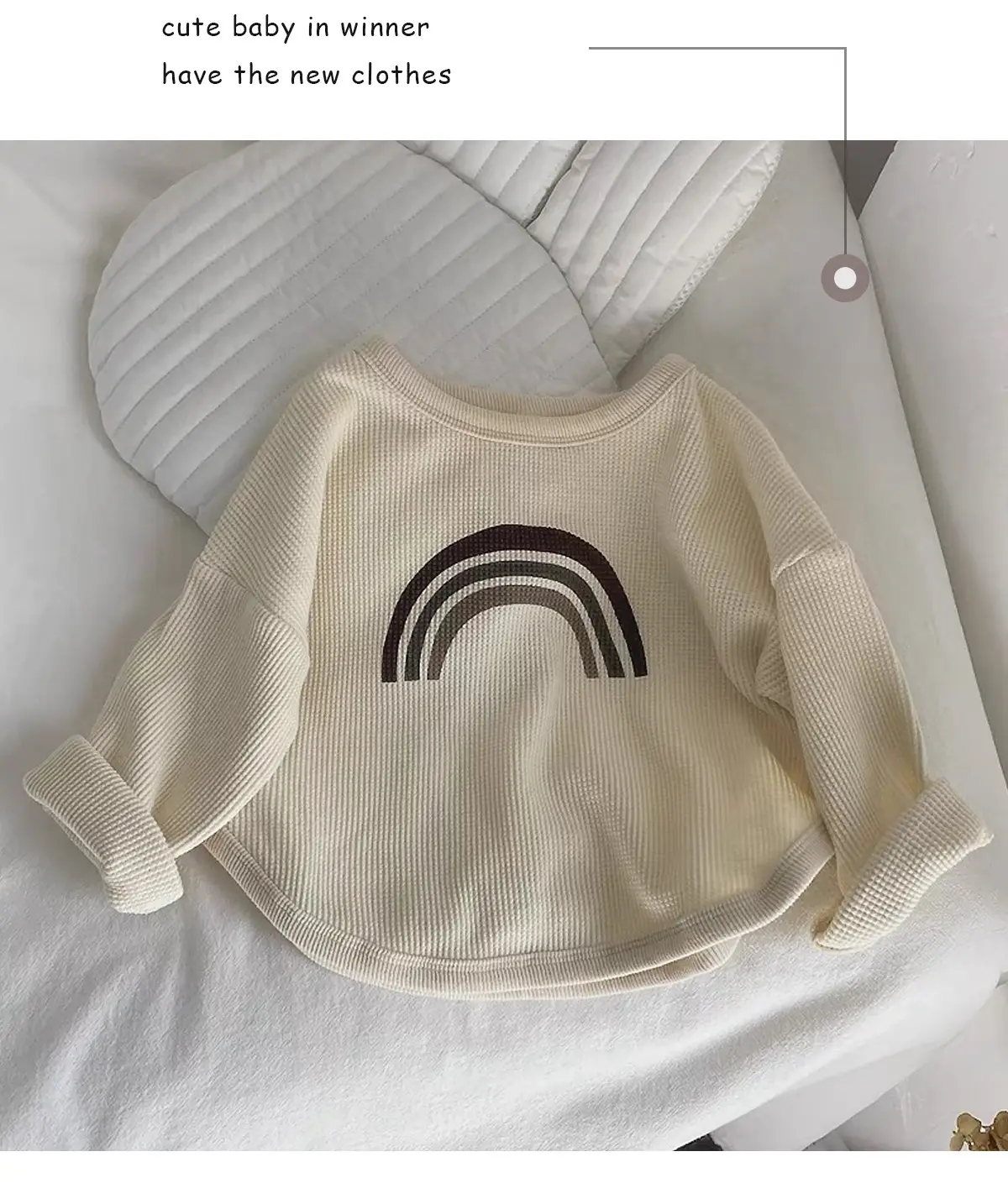 Kids Korean Style T-Shirt Brown White Cap Set — feature 16