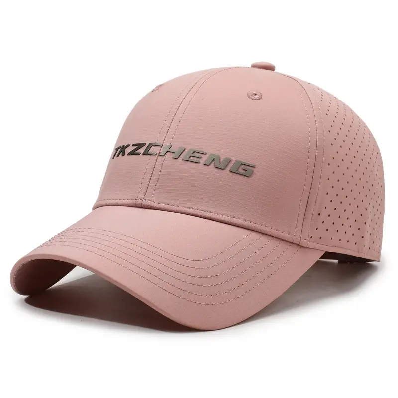 Men Black Offset Letter Duckbill Cap Mesh Sun Hat - Image 9