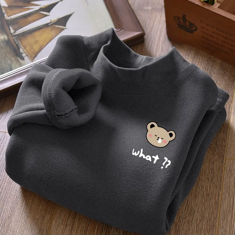 Boys Thermal Base Layer Top Grey M Mylove - Image 18