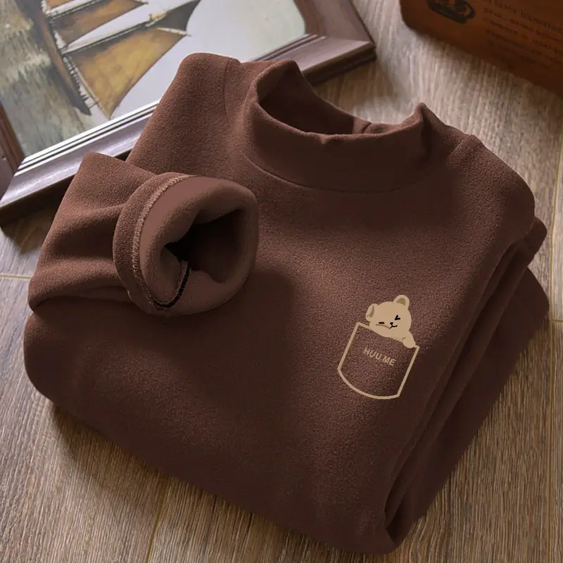 Boys Thermal Base Layer Top Grey M Mylove - Image 27