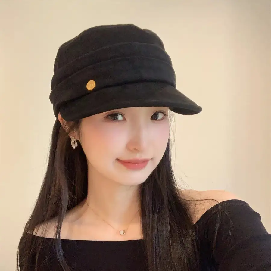Coffee Colored Equestrian Flat Cap for Women - Image 12