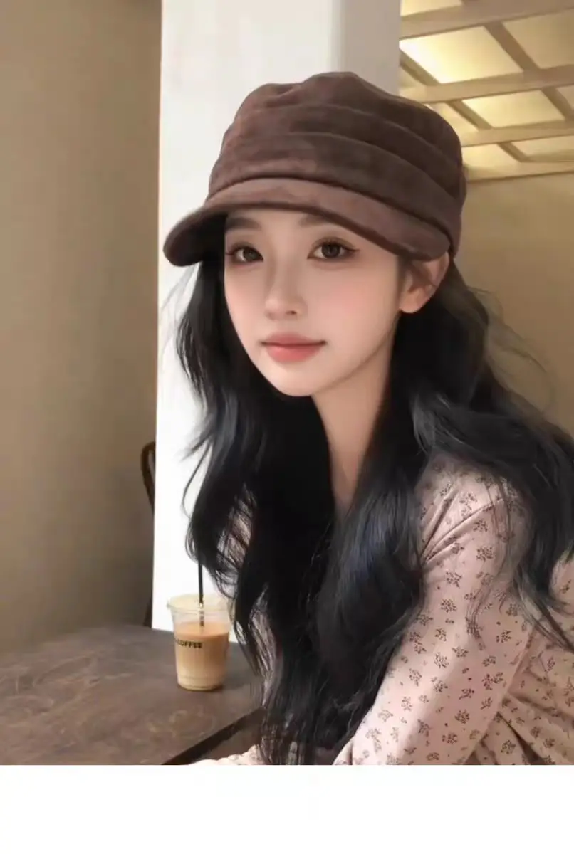 Coffee Colored Equestrian Flat Cap for Women — feature 13