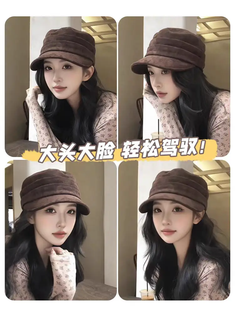 Coffee Colored Equestrian Flat Cap for Women — feature 7