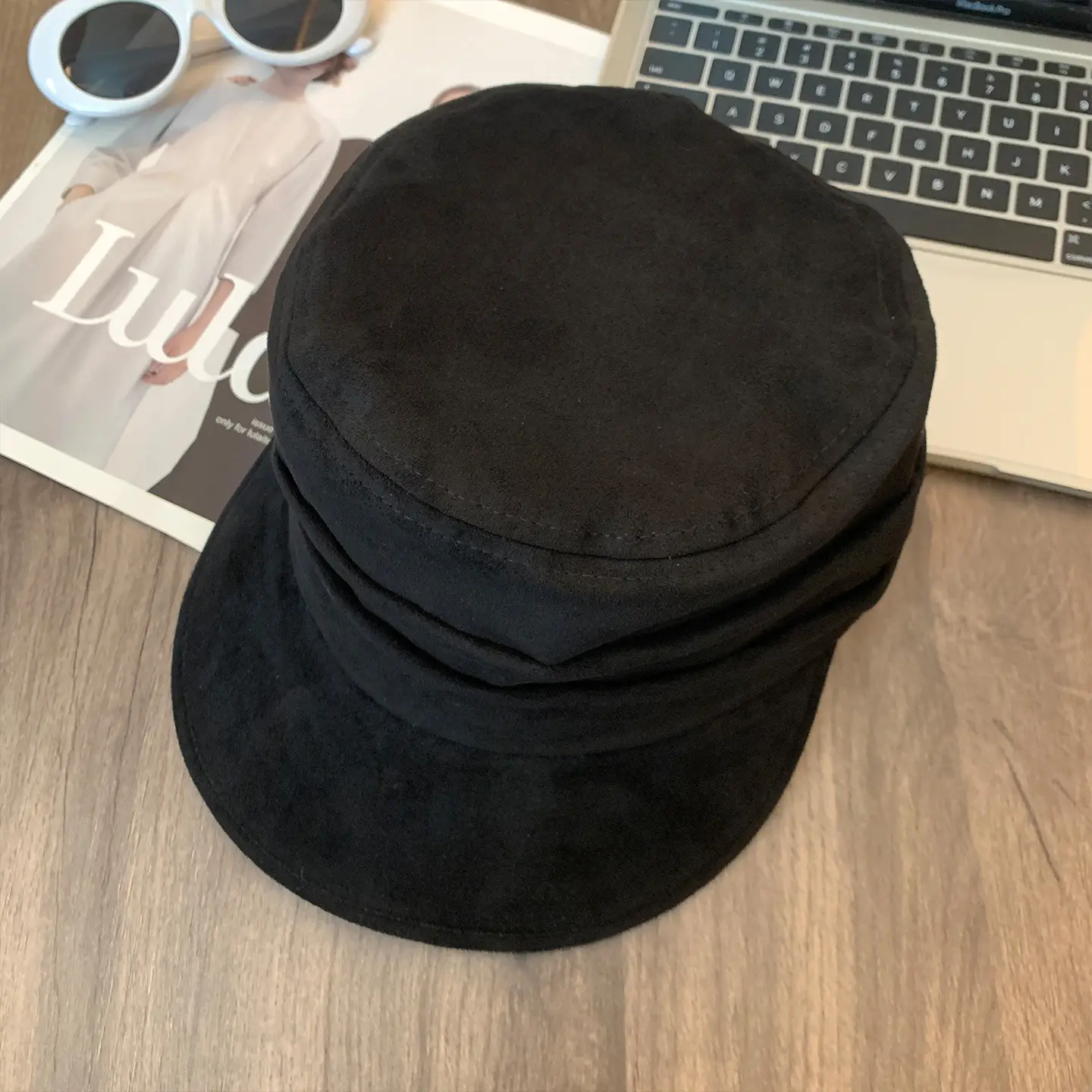 Coffee Colored Equestrian Flat Cap for Women - Image 4