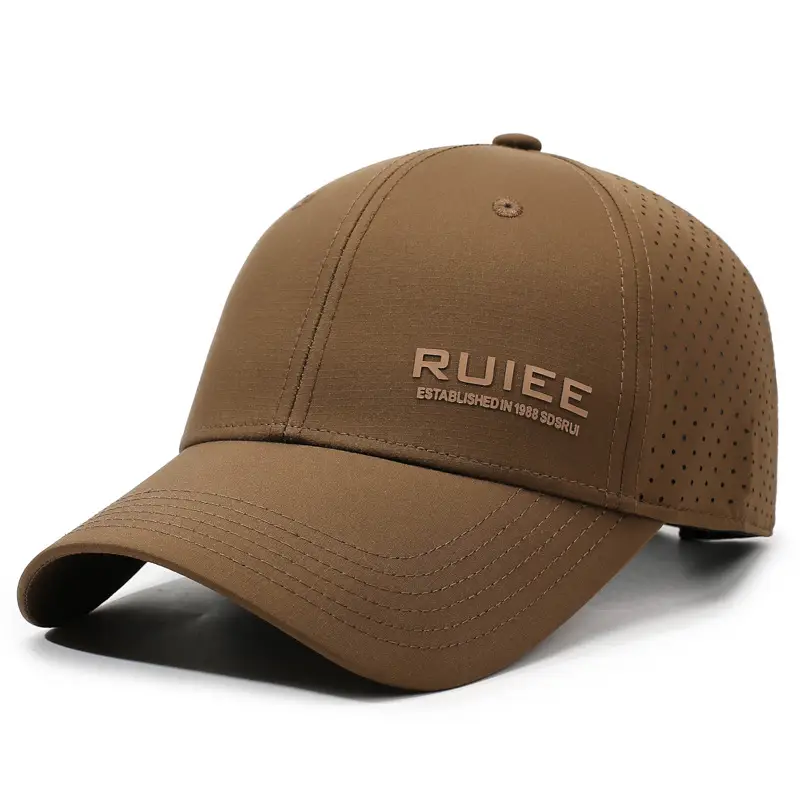 White RUIE Men's Beaded Cap Summer Outdoor - Image 5