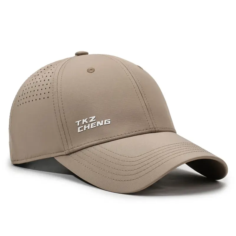 Men's Blue Mesh Baseball Cap with Eiffel Tower Design - Image 6