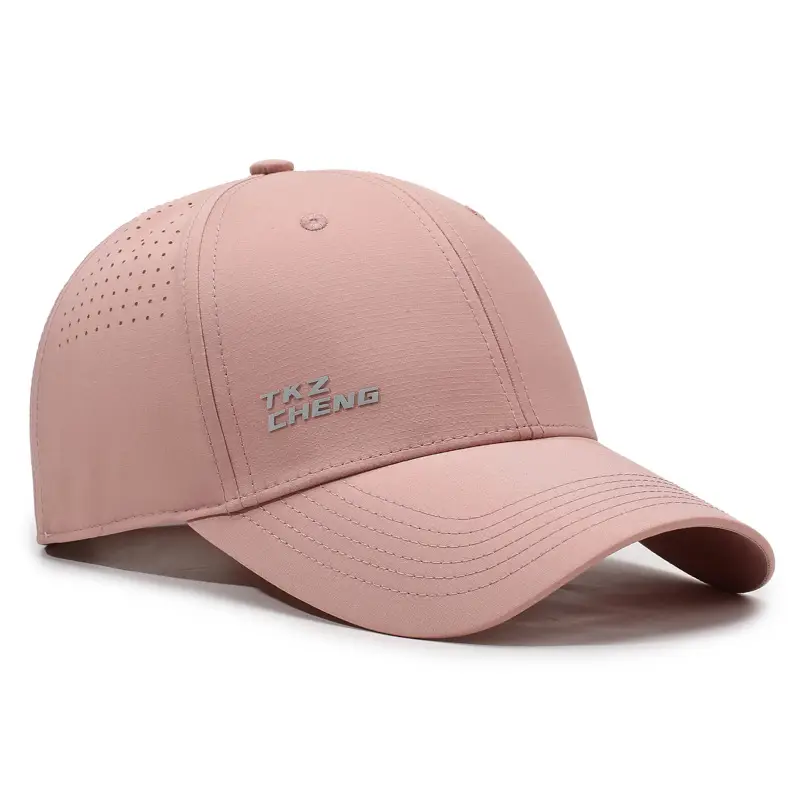Men's Blue Mesh Baseball Cap with Eiffel Tower Design - Image 9
