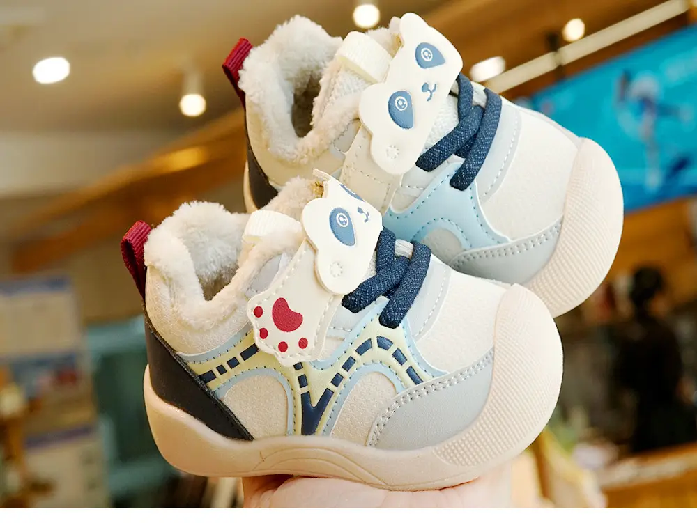 Toddler Winter Fleece Baby Shoes 1-2Yr Anti-Slip Cartoon — feature 4