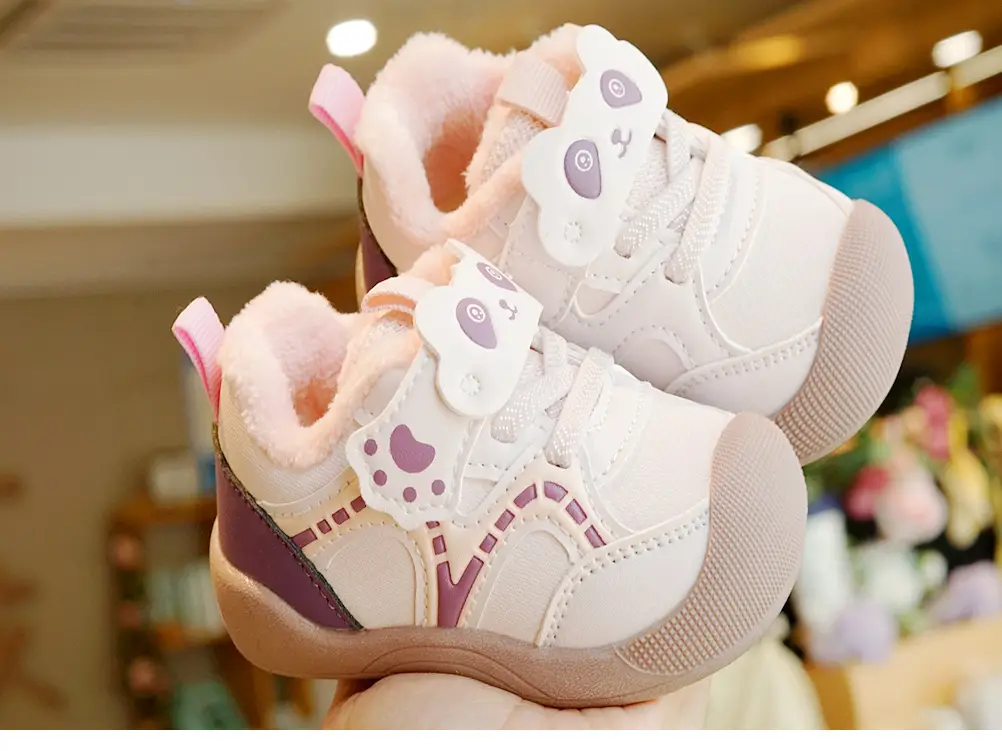 Toddler Winter Fleece Baby Shoes 1-2Yr Anti-Slip Cartoon — feature 6