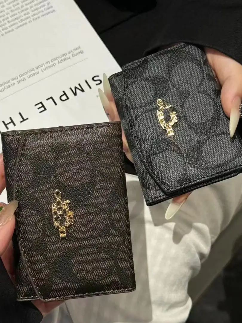 Manufacturer's In-Stock Direct Wholesale Chanel Card Holder with Multiple Card Slots 70% off Cross-Border European and American Wallet Small Chanel Style