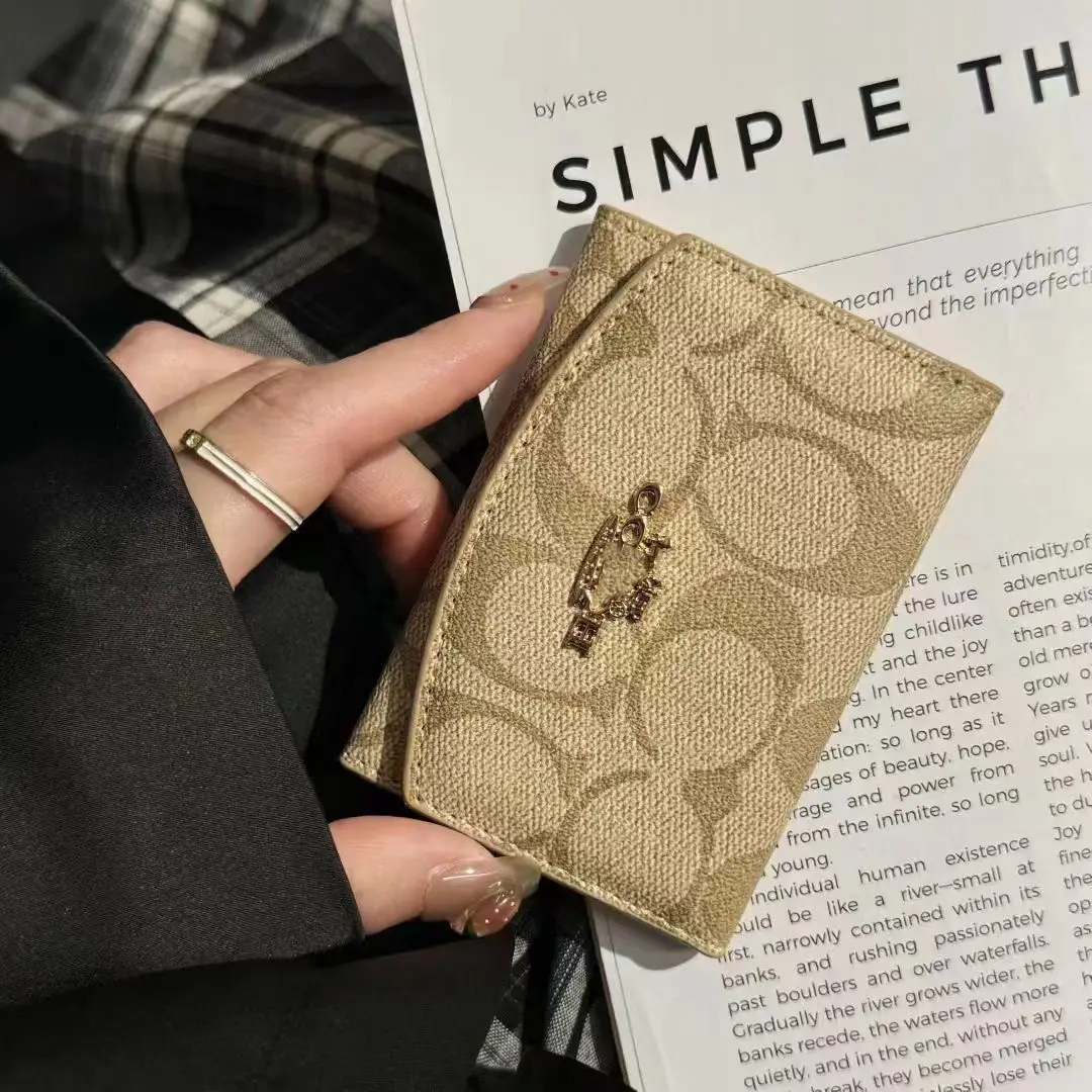 Manufacturer's In-Stock Direct Wholesale Chanel Card Holder with Multiple Card Slots 70% off Cross-Border European and American Wallet Small Chanel Style