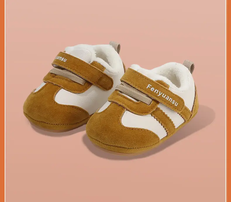 Winter Baby Shoes Soft Fleece Lined Pink 6-12M — feature 24