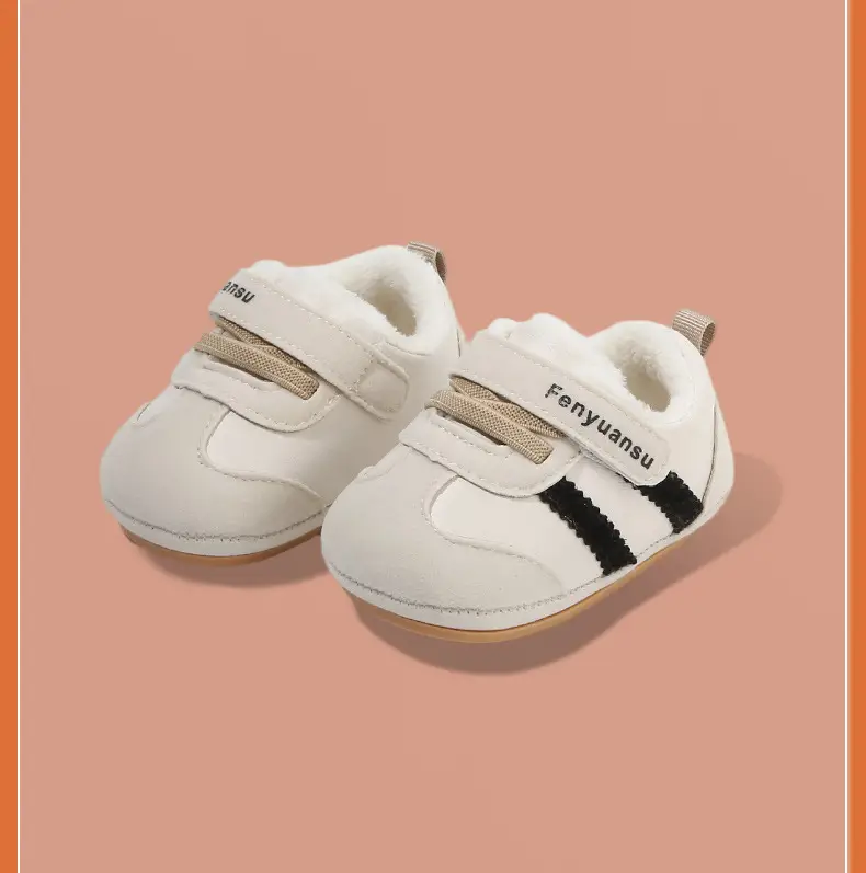 Winter Baby Shoes Soft Fleece Lined Pink 6-12M — feature 27