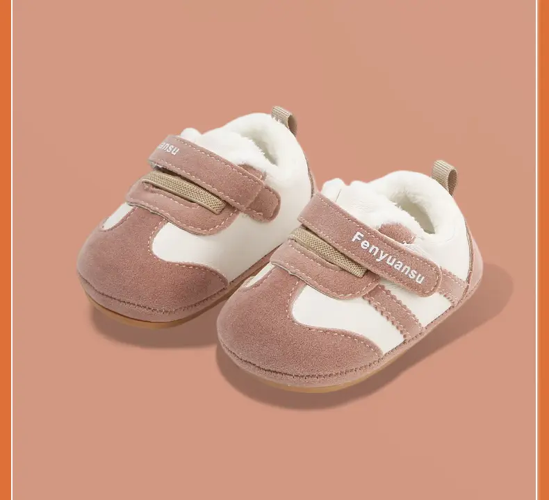 Winter Baby Shoes Soft Fleece Lined Pink 6-12M — feature 30