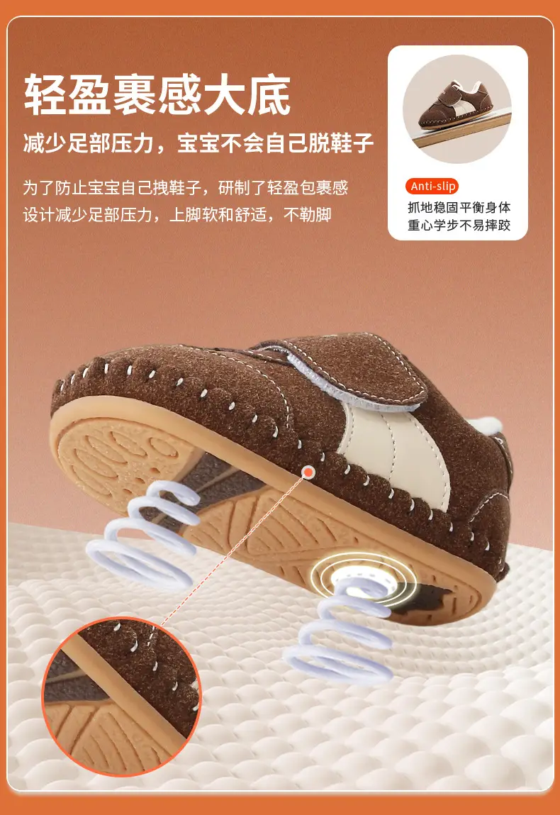 Winter Baby Shoes for Girls 0-6-12 Months Soft Fleece Lined — feature 18