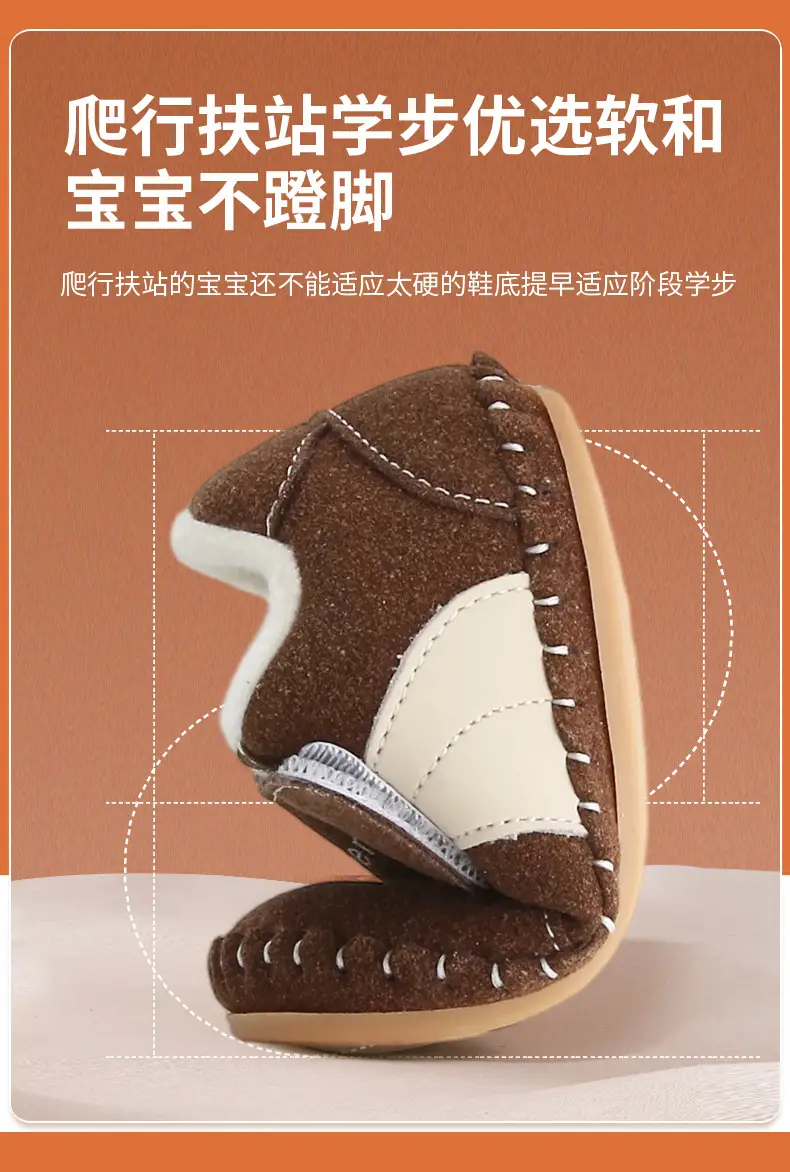 Winter Baby Shoes for Girls 0-6-12 Months Soft Fleece Lined — feature 20