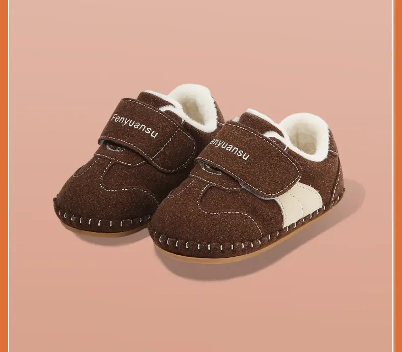 Winter Baby Shoes for Girls 0-6-12 Months Soft Fleece Lined — feature 24