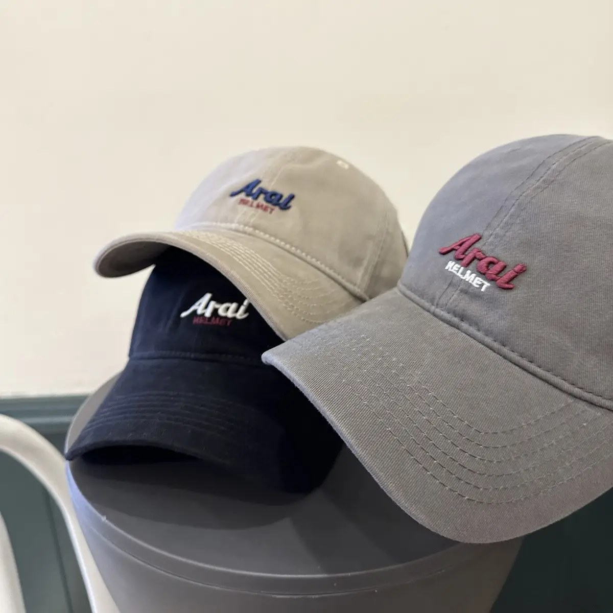 Korean Style Beige Baseball Cap for Women with Embroidered Letter Design - Image 11
