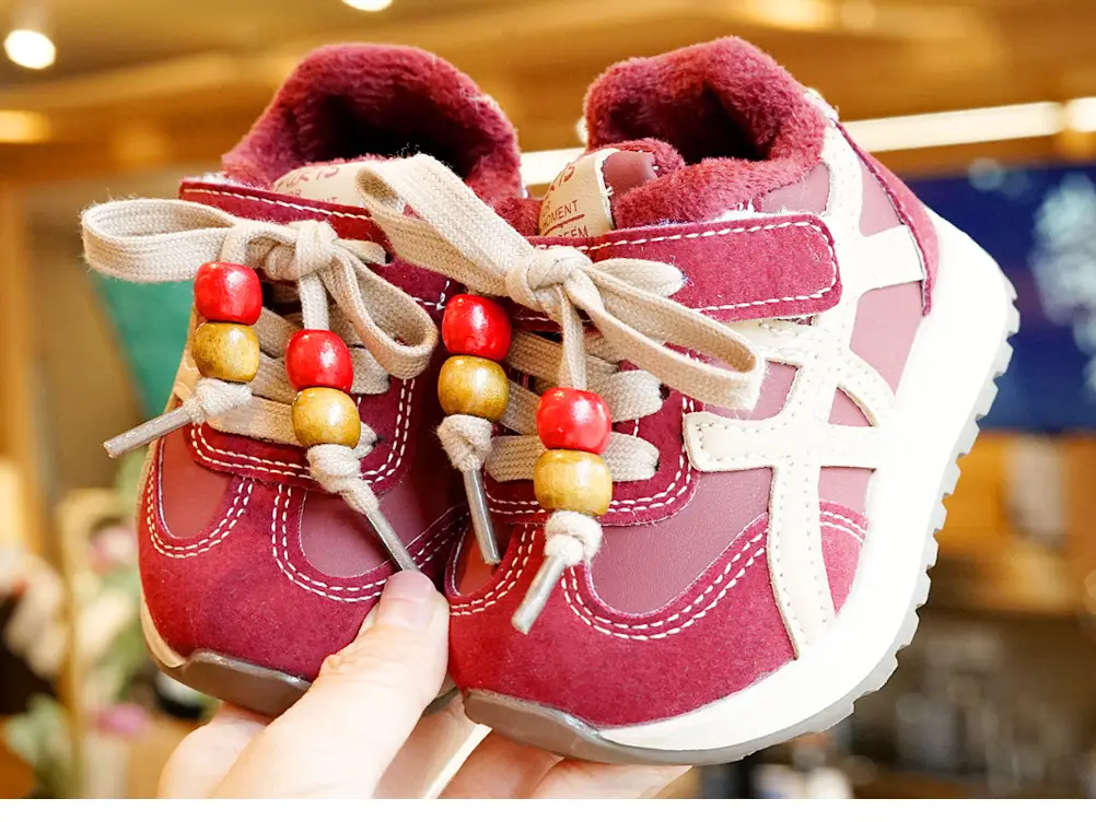 Toddler Winter Velvet Shoes 1-3Yr Non-Slip Soft Sole — feature 6