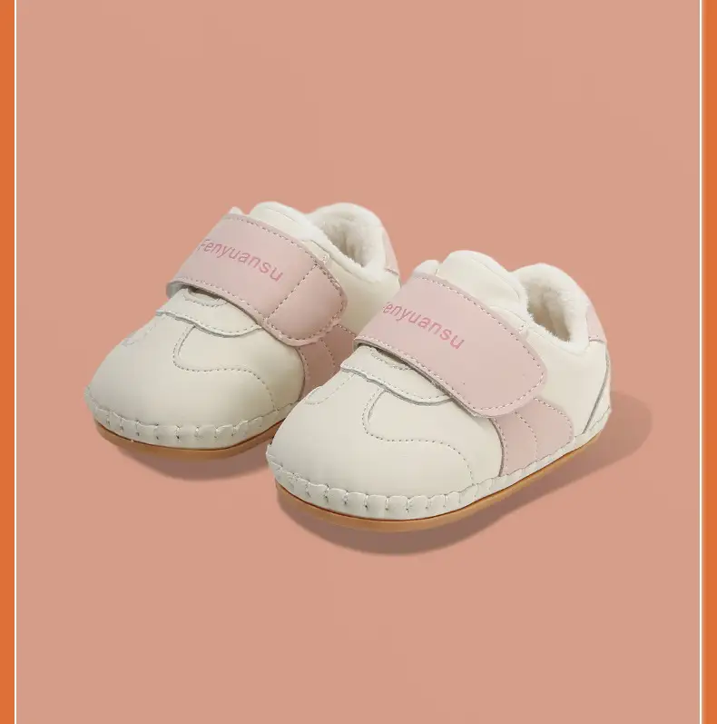 Fentyansu Pink Fleece-Lined Toddler Shoes 6-12M — feature 27