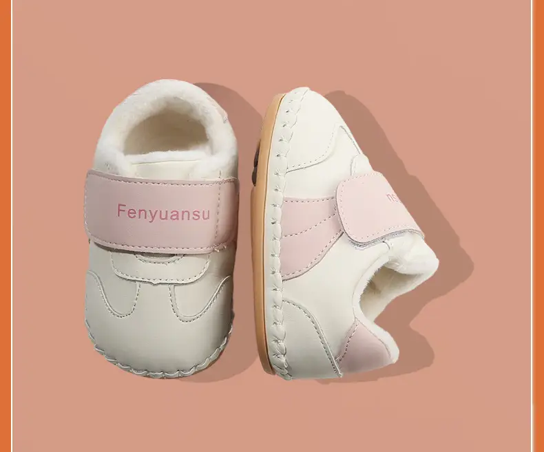 Fentyansu Pink Fleece-Lined Toddler Shoes 6-12M — feature 28