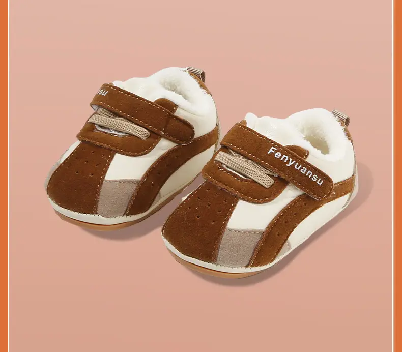 Winter Baby Shoes for Men and Women 6-12 Months Soft Sole Fleece-Lined Baby Cotton Shoes Toddler Shoes Autumn and Winter Infants and Young Children — feature 24