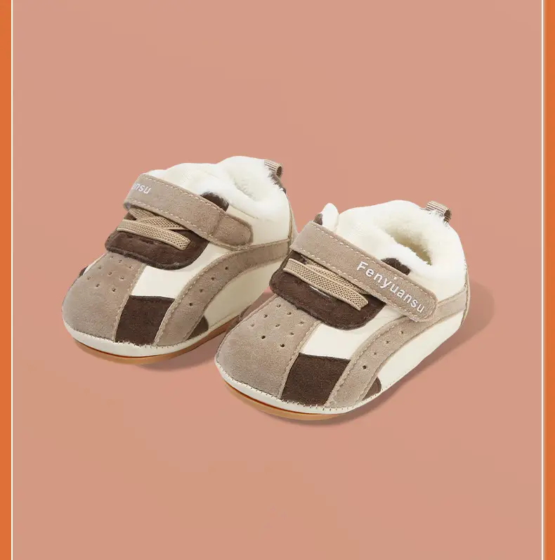 Winter Baby Shoes for Men and Women 6-12 Months Soft Sole Fleece-Lined Baby Cotton Shoes Toddler Shoes Autumn and Winter Infants and Young Children — feature 27