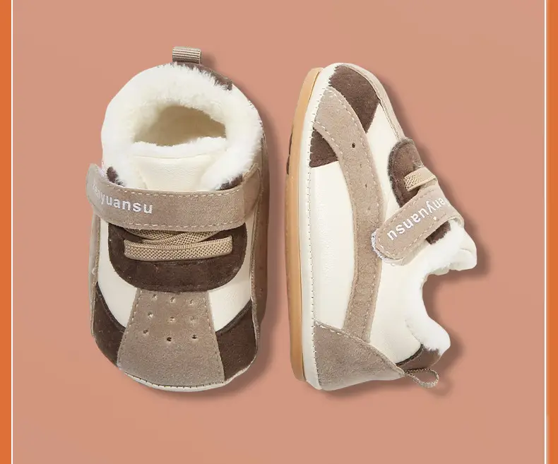 Winter Baby Shoes for Men and Women 6-12 Months Soft Sole Fleece-Lined Baby Cotton Shoes Toddler Shoes Autumn and Winter Infants and Young Children — feature 28