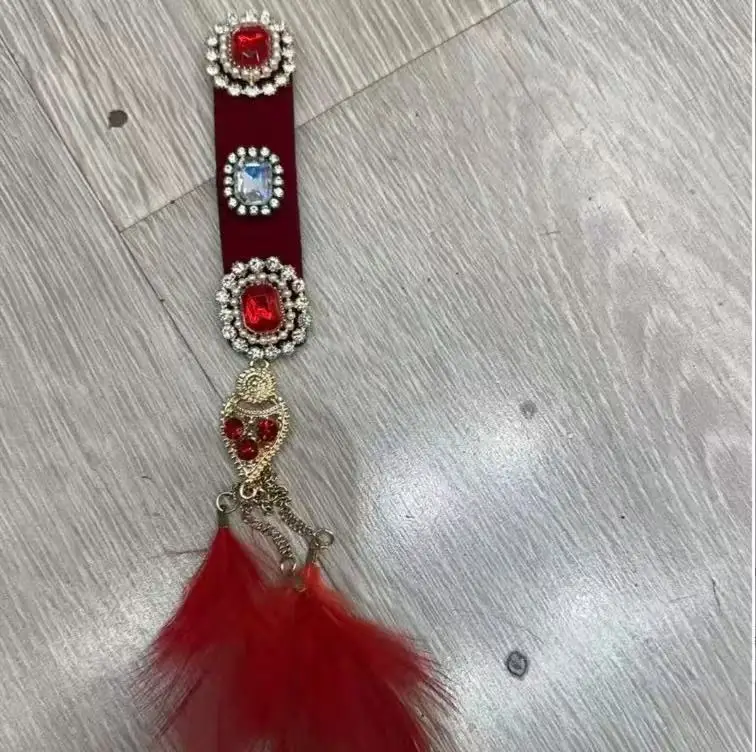 Flower Diamond Bell Long Tassel Hairpin Accessible Luxury Design Ethnic Style Fashionable Hair Accessories Women's Bb Clip — feature 12