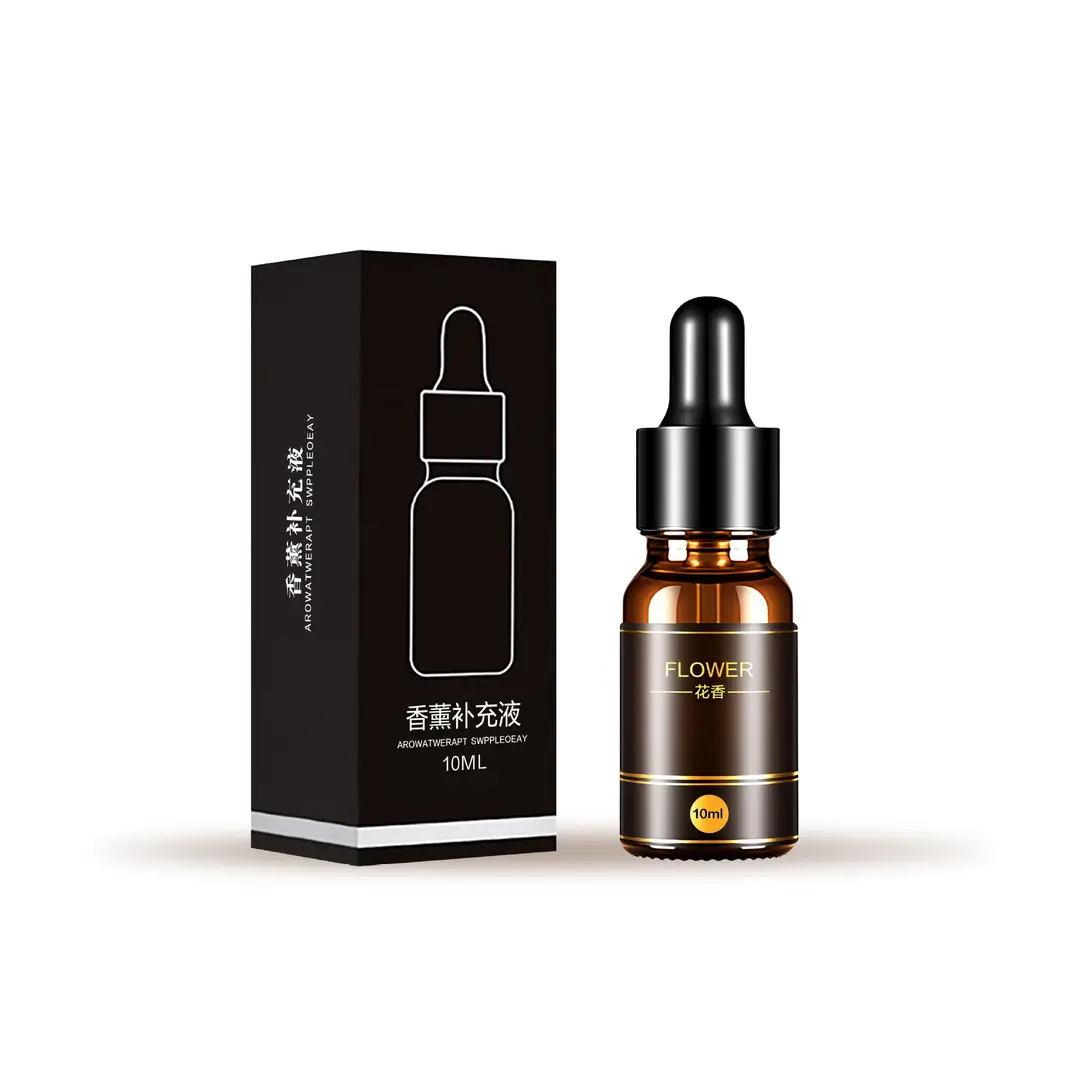 Car Aromatherapy Refill Liquid 10ml Car Interior Plant Essential Oil Fragrance Deodorizing Perfume Diffuser Long-Lasting Fragrance
