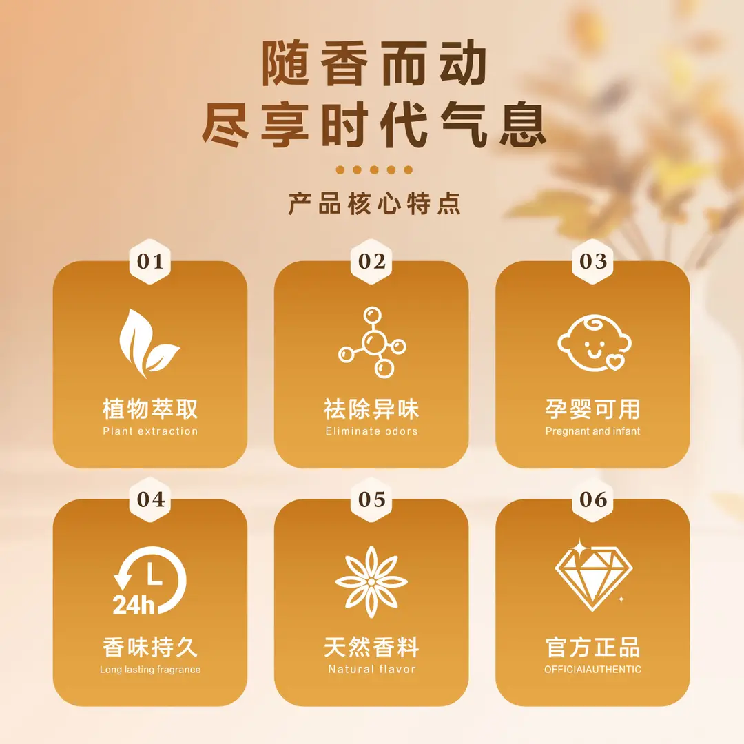 Car Aromatherapy Refill Liquid 10ml Car Interior Plant Essential Oil Fragrance Deodorizing Perfume Diffuser Long-Lasting Fragrance — feature 5