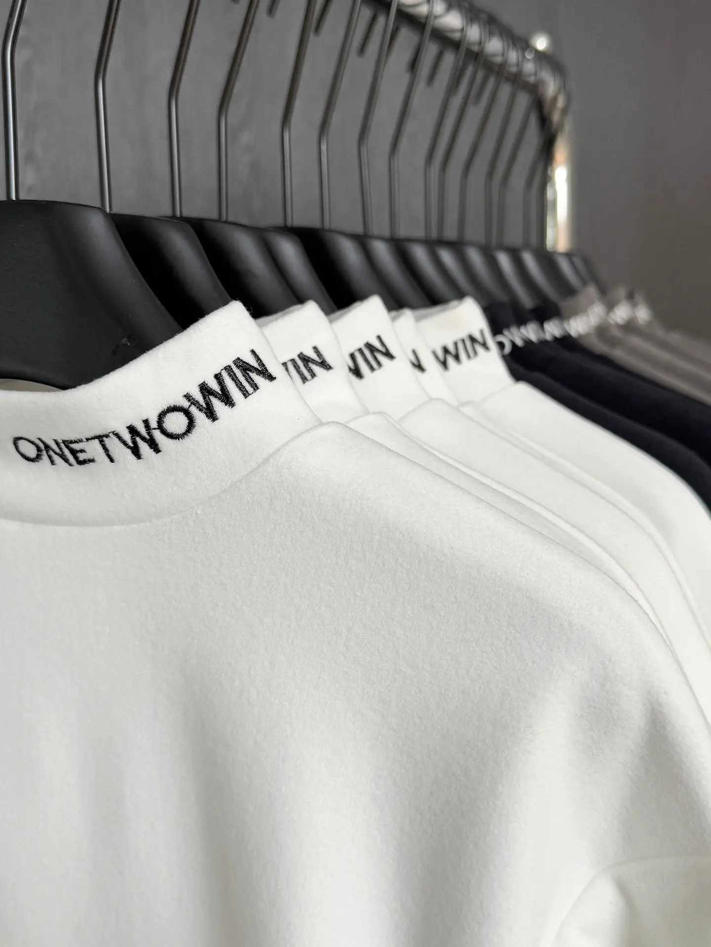 Naughty Rabbit Boys Winter T-Shirt with Letter Collar White — feature 8