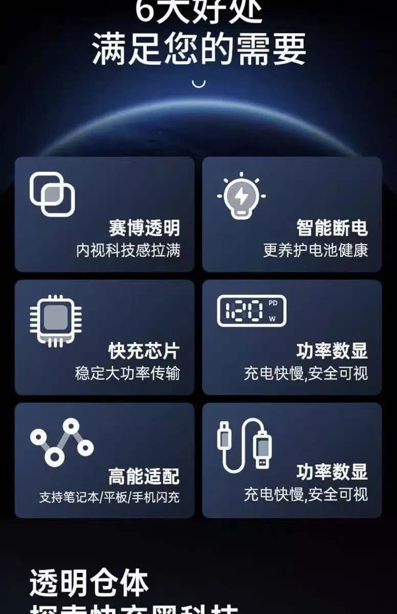 120W Fast Charging Typec Cable for Huawei Honor & Apple Devices — feature 4