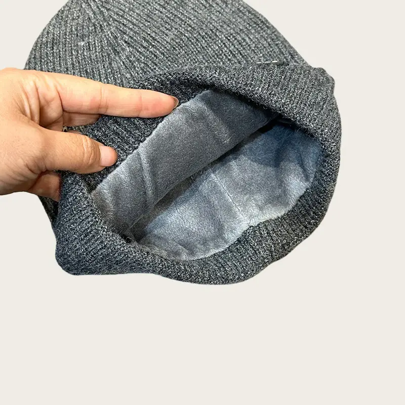 Autumn Winter Fleece Lined Ski Hat Men — feature 10