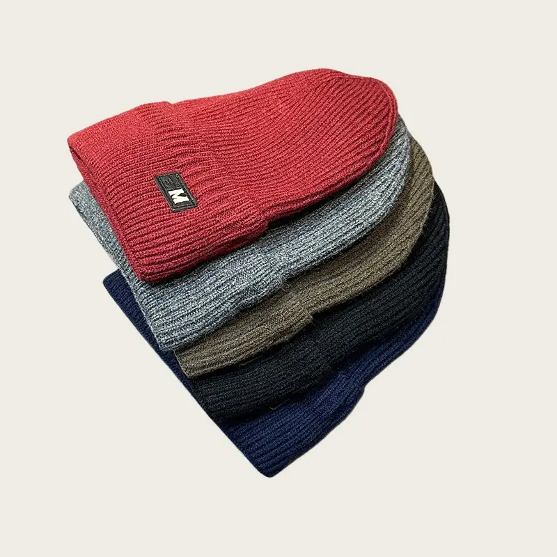 Autumn Winter Fleece Lined Ski Hat Men — feature 5